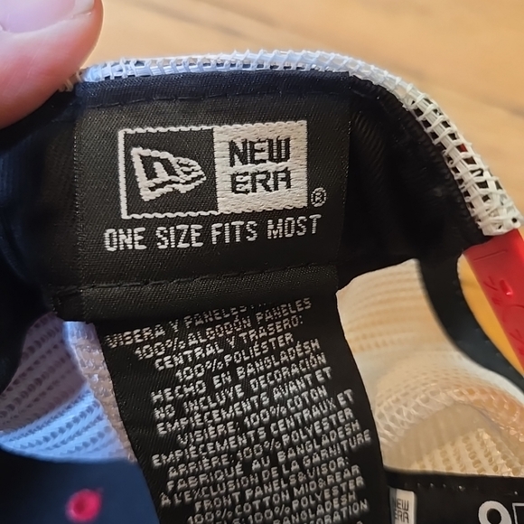 Philadelphia Phillies Hat New Era Red Square Patch Low Lid 9FIFTY Snapback Mesh - Picture 8 of 9